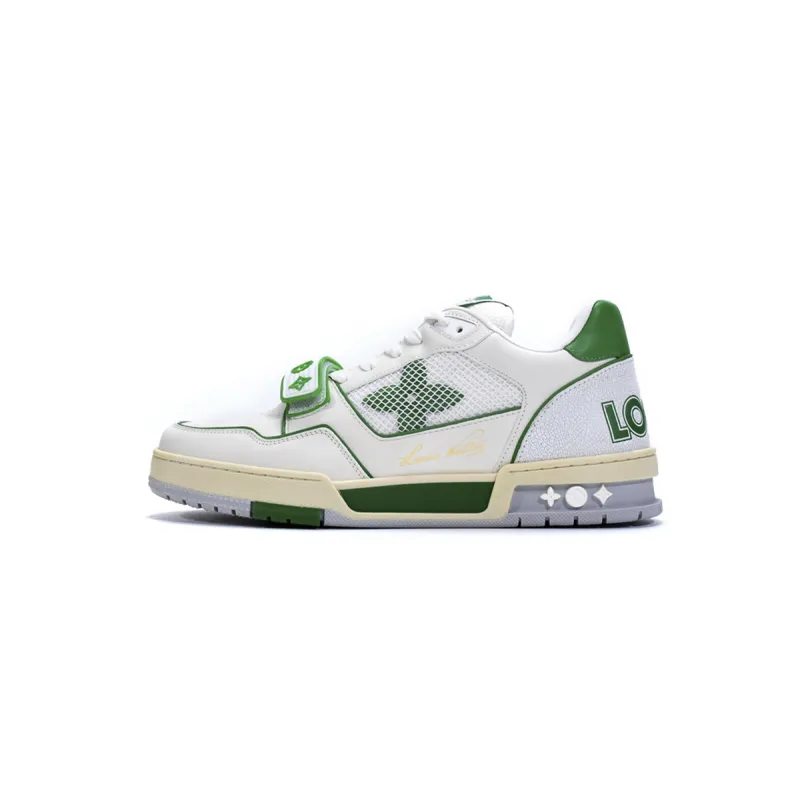 EM Sneakers Louis Vuitton Trainer White Green
