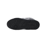 EM Sneakers Louis Vuitton LV Skate Sneaker Black Grey with Diamonds