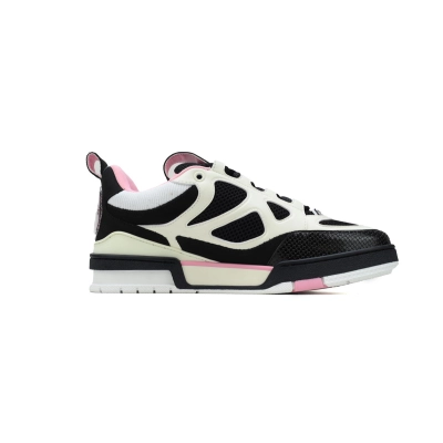 EM Sneakers Louis Vuitton LV Skate Sneaker Black Pink 02