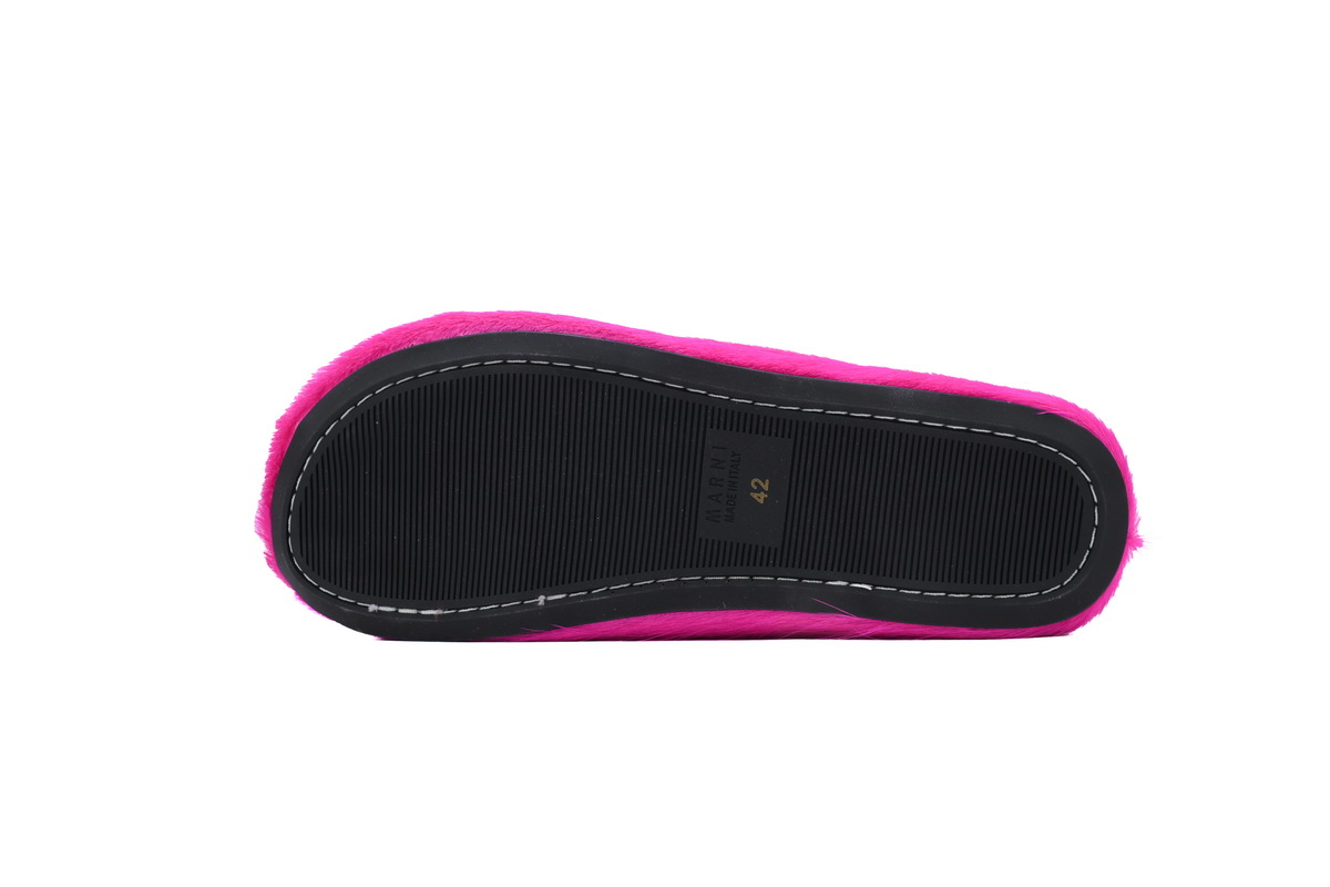 EM Sneakers Marni Fussbett Rose Red