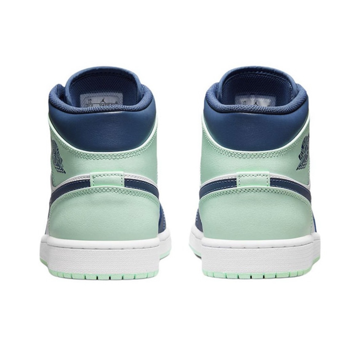 EM Sneakers Jordan 1 Mid Mystic Navy Mint Foam White