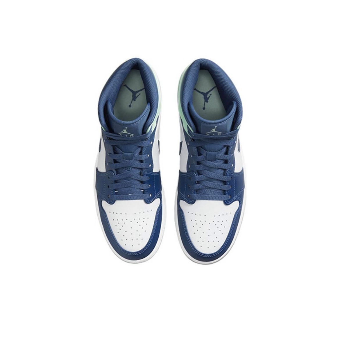 EM Sneakers Jordan 1 Mid Mystic Navy Mint Foam White