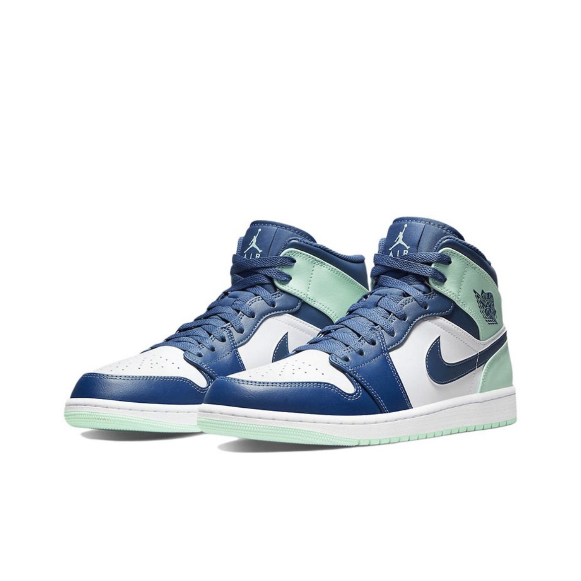 EM Sneakers Jordan 1 Mid Mystic Navy Mint Foam White