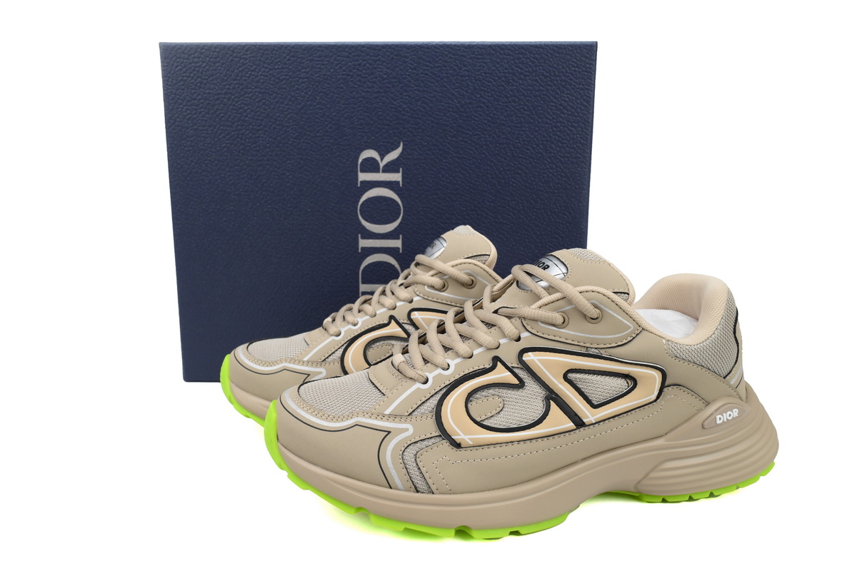 EM Sneakers Dior B30 Beige Mesh Technical Fabric