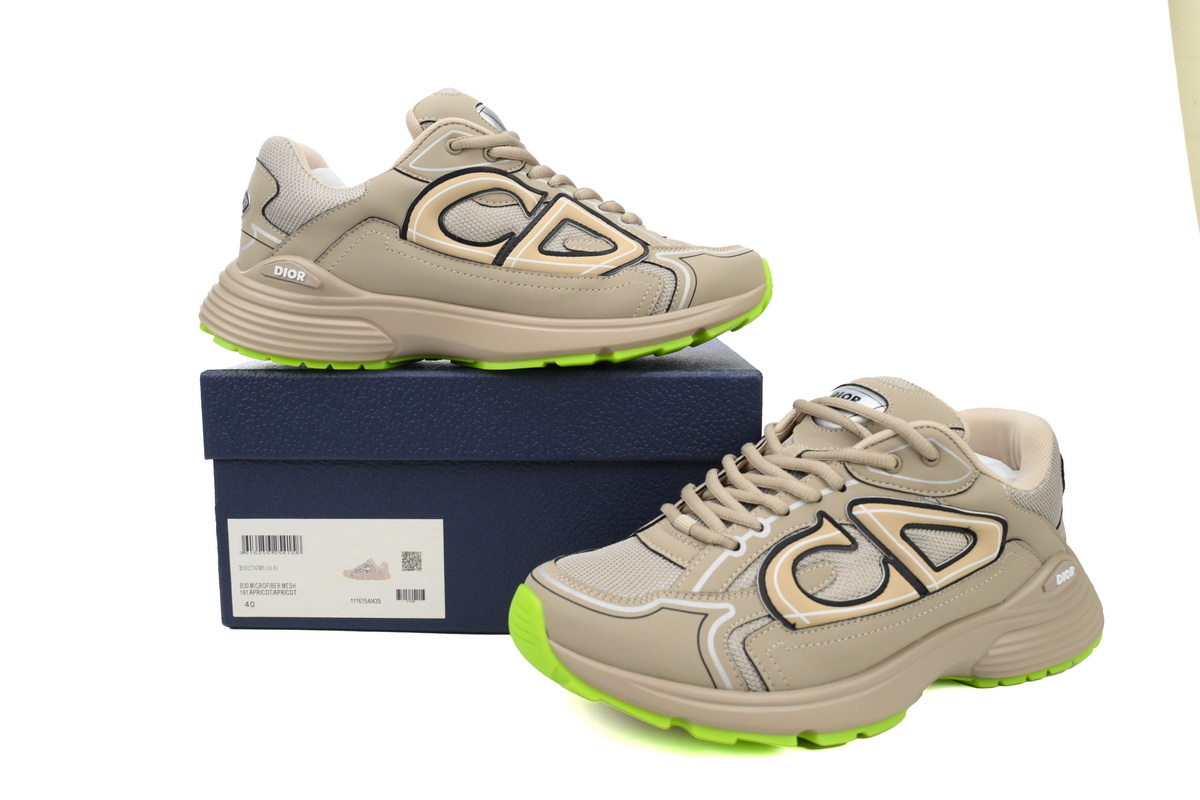 EM Sneakers Dior B30 Beige Mesh Technical Fabric