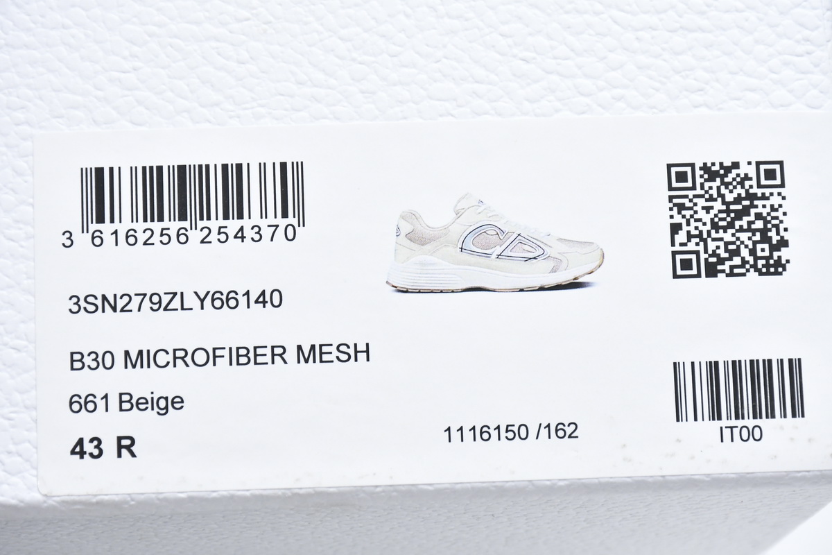 EM Sneakers Dior B30 Cream White