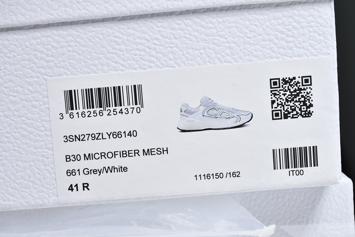 EM Sneakers Dior B30 Gray White