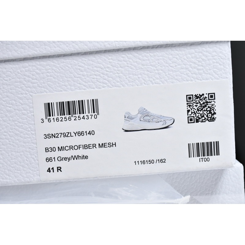 EM Sneakers Dior B30 Gray White