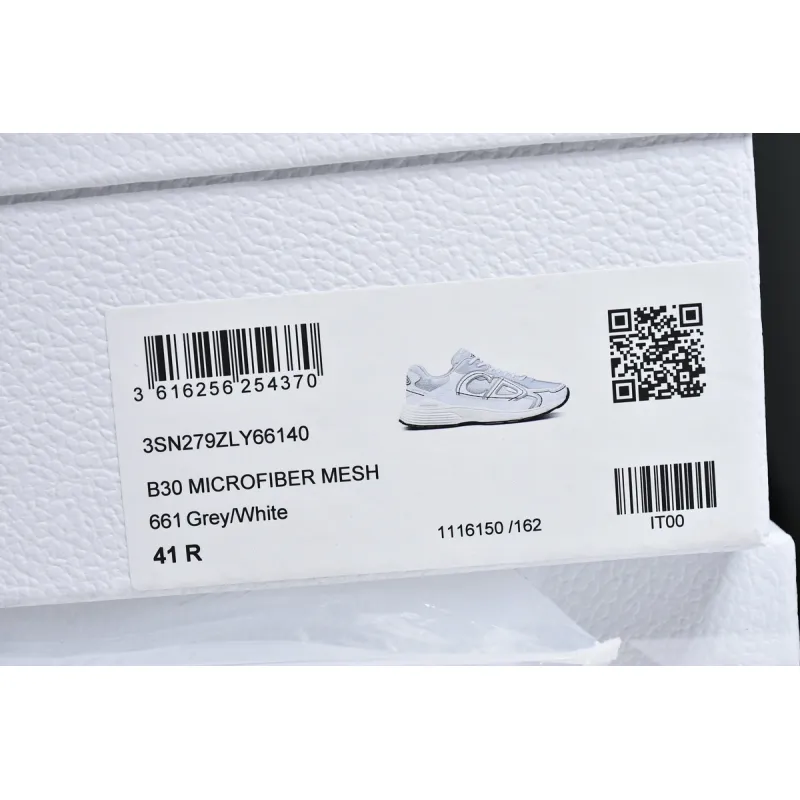 EM Sneakers Dior B30 Gray White