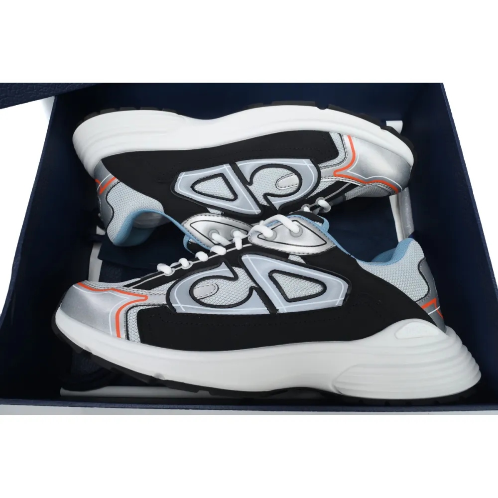 EM Sneakers Dior B30 Reflective CD30 Grey Silver 