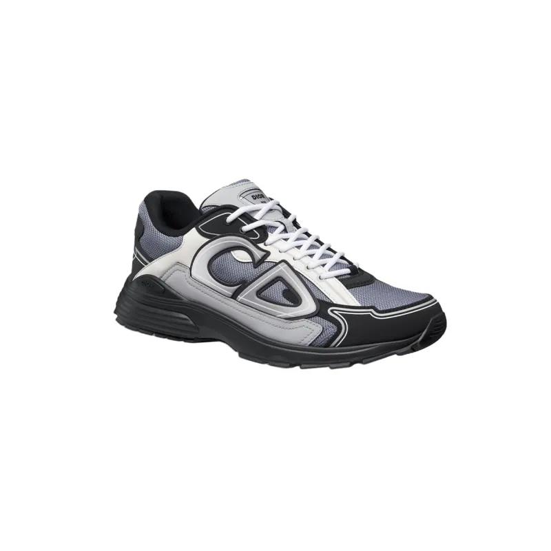 EM Sneakers Dior B30 Sneaker Blue Mesh with Gray White and Black Technical Fabric