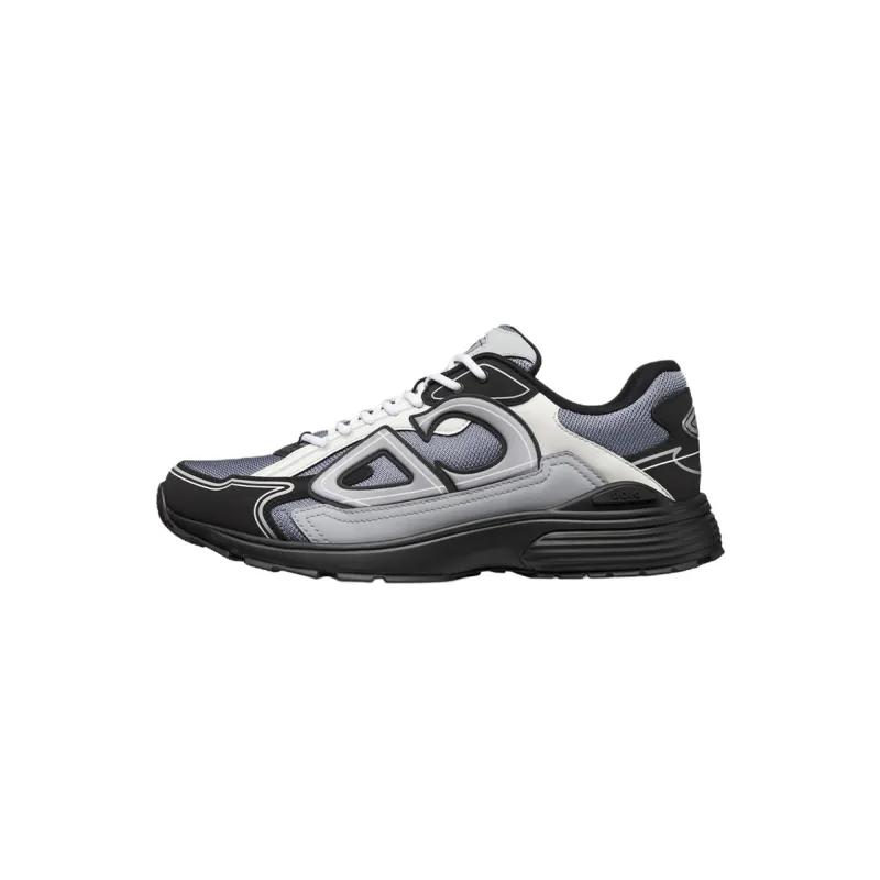 EM Sneakers Dior B30 Sneaker Blue Mesh with Gray White and Black Technical Fabric