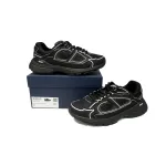 EM Sneakers Dior B30 Triple Black New Reflective