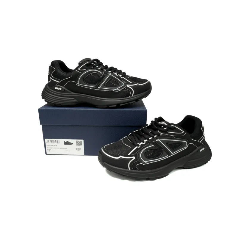 EM Sneakers Dior B30 Triple Black New Reflective