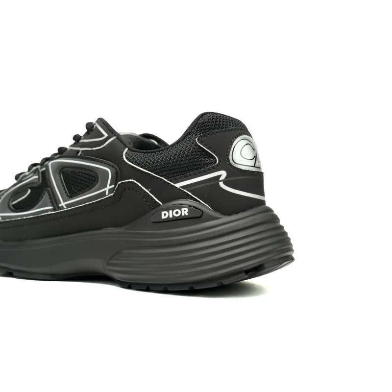 EM Sneakers Dior B30 Triple Black New Reflective