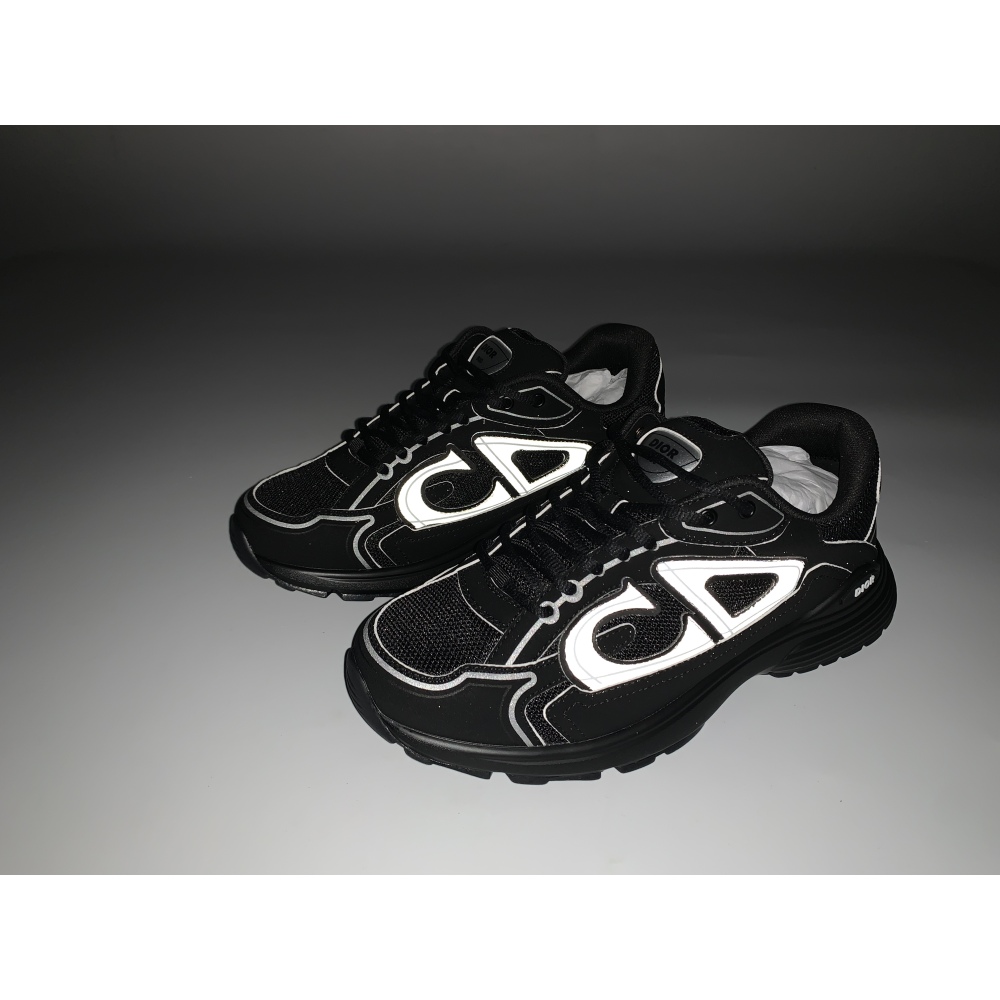 EM Sneakers Dior B30 Triple Black New Reflective