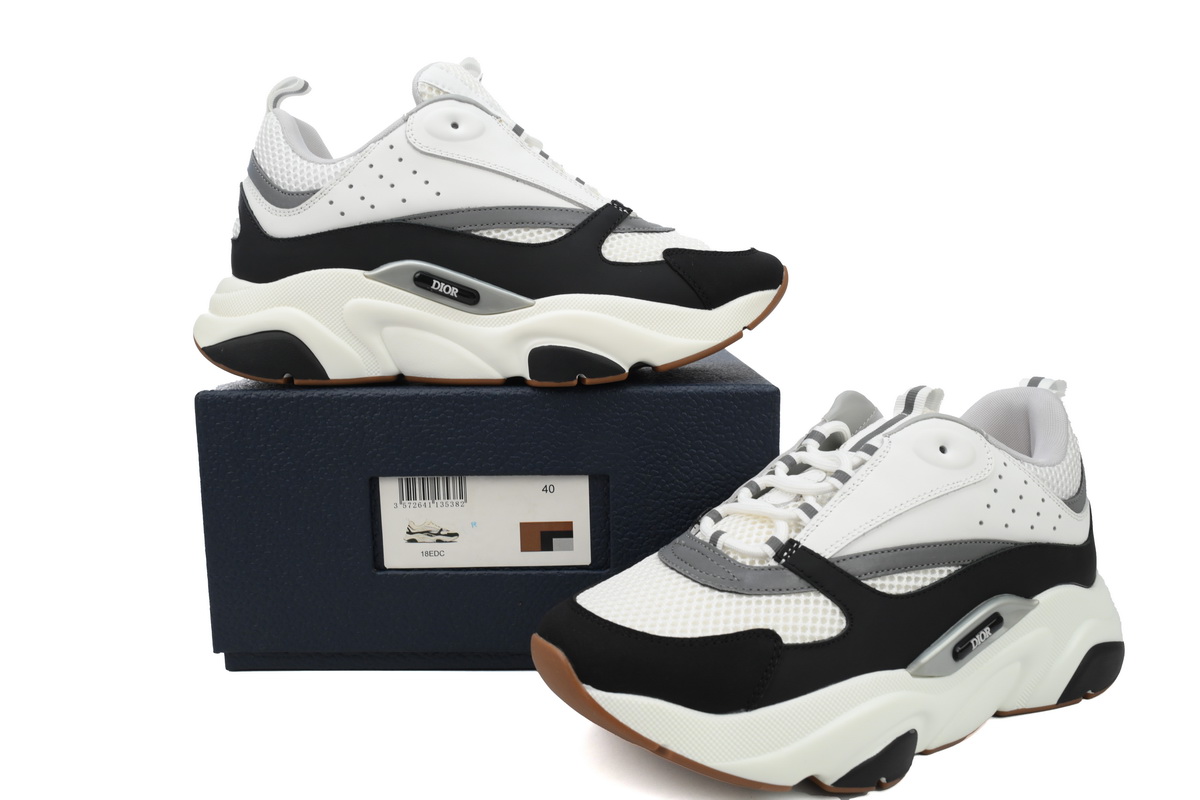 EM Sneakers Dior B22 White Black