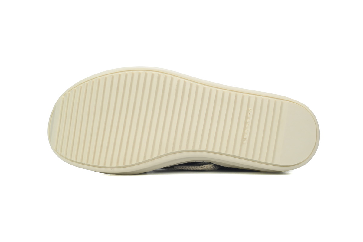 EM Sneakers Rick Owens DRKSHDW Hexa High Black Pearl Milk Fat Lace