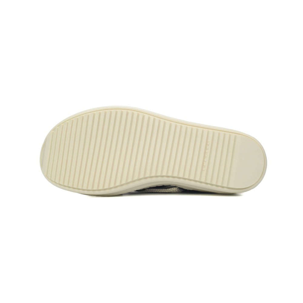 EM Sneakers Rick Owens DRKSHDW Hexa High Black Pearl Milk Fat Lace