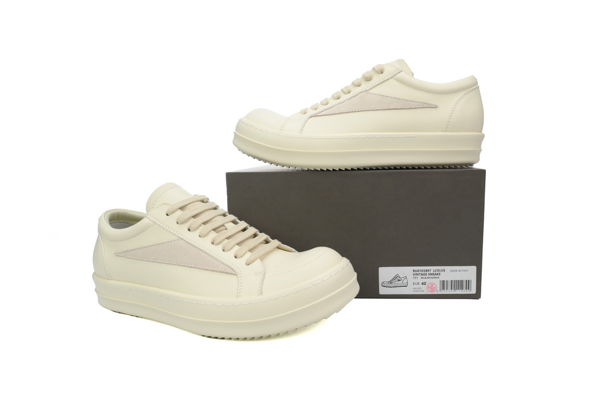 EM Sneakers Rick Owens Lido Vintage Milk
