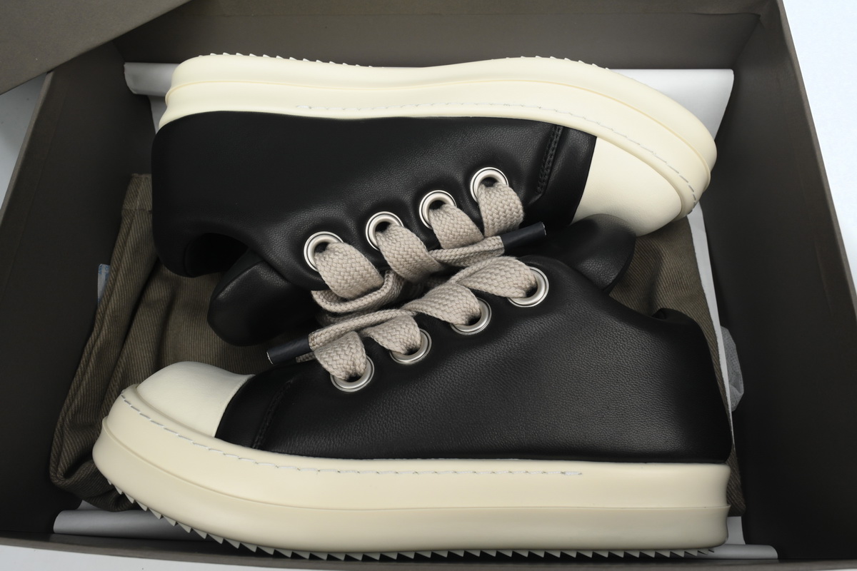 EM Sneakers Rick Owens Porterville Jumbolaced Low Black