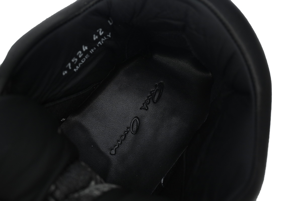 EM Sneakers Rick Owens Porterville Jumbolaced Low Black