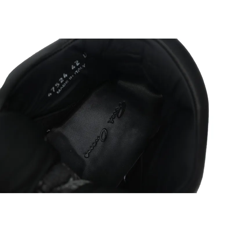 EM Sneakers Rick Owens Porterville Jumbolaced Low Black