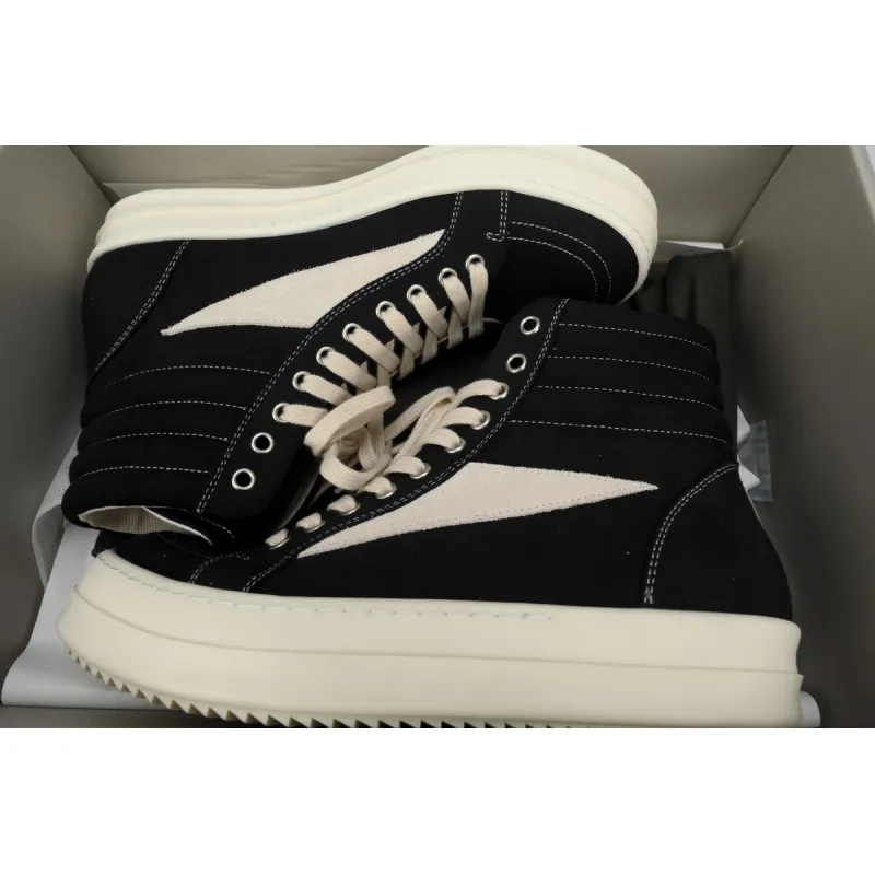 EM Sneakers Rick Owens DRKSHDW Vintage High Black Milk
