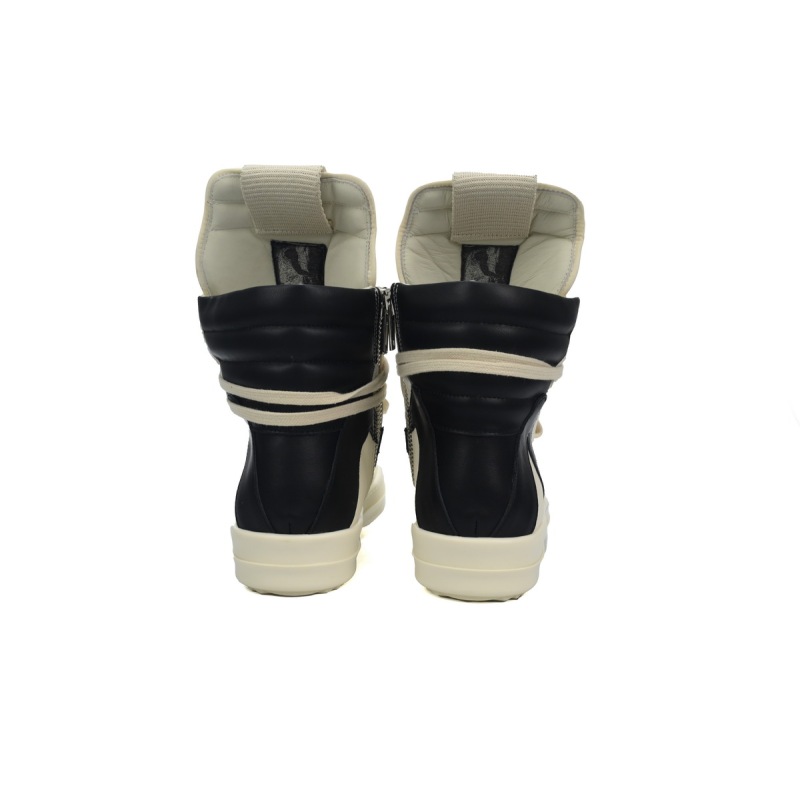 EM Sneaskers Rick Owens Luxor Geobasket High Milk Black