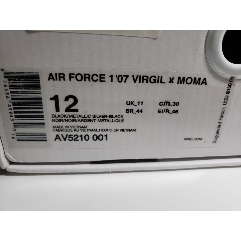 EM Sneakers Nike Air Force 1 Low '07 Off-White MOMA