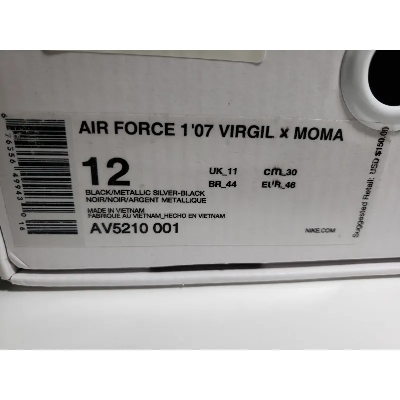EM Sneakers Nike Air Force 1 Low '07 Off-White MOMA