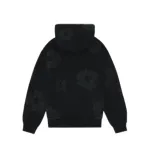 EM Sneakers Denim Tears The Cotton Wreath Hooded Sweatshirt Black Monochrome