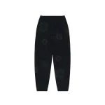 EM Sneakers Denim Tears The Cotton Wreath Sweatpants Black Monochrome