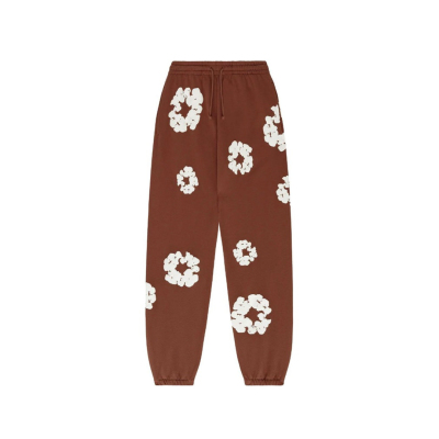 EM Sneakers Denim Tears The Cotton Wreath Sweatpants Brown 01