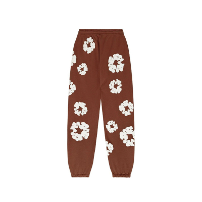 EM Sneakers Denim Tears The Cotton Wreath Sweatpants Brown 02