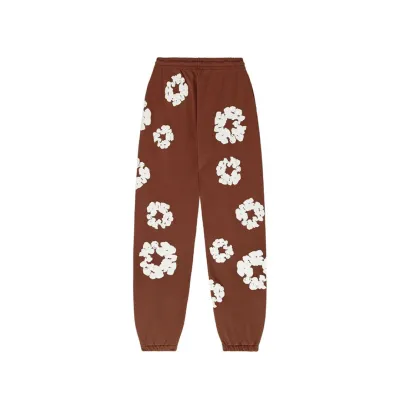 EM Sneakers Denim Tears The Cotton Wreath Sweatpants Brown 02