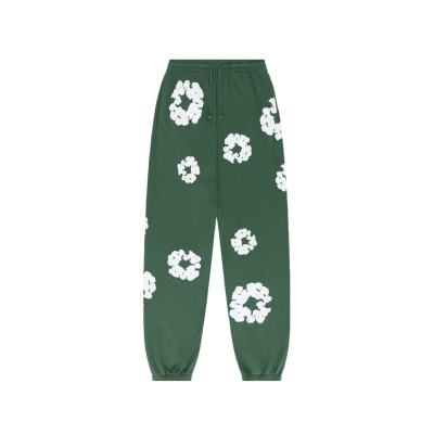 EM Sneakers Denim Tears The Cotton Wreath Sweatpants Green 01
