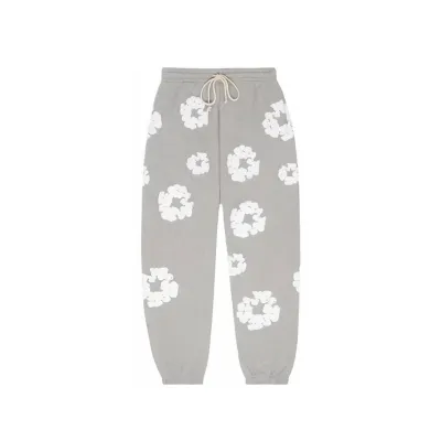 EM Sneakers Denim Tears The Cotton Wreath Sweatpants Grey 01