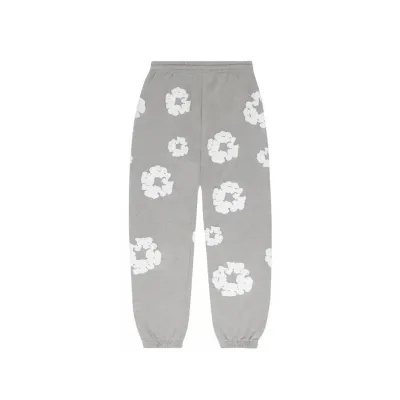 EM Sneakers Denim Tears The Cotton Wreath Sweatpants Grey 02