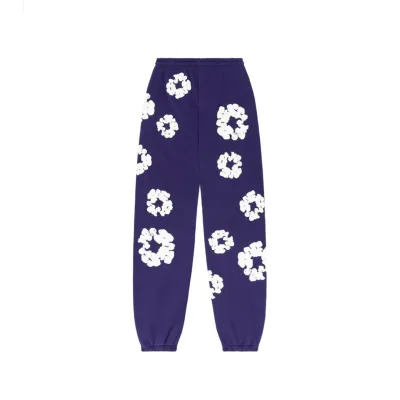 EM Sneakers Denim Tears The Cotton Wreath Sweatpants Purple 02