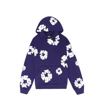 EM Sneakers Denim Tears The Cotton Wreath Sweatshirt Royal Purple 01