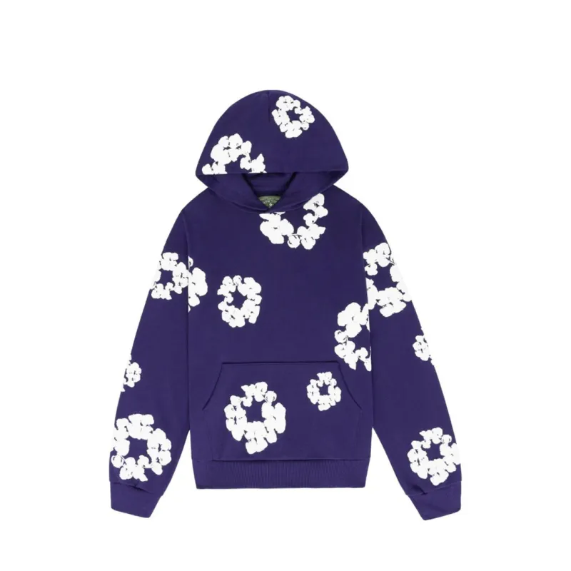 EM Sneakers Denim Tears The Cotton Wreath Sweatshirt Royal Purple