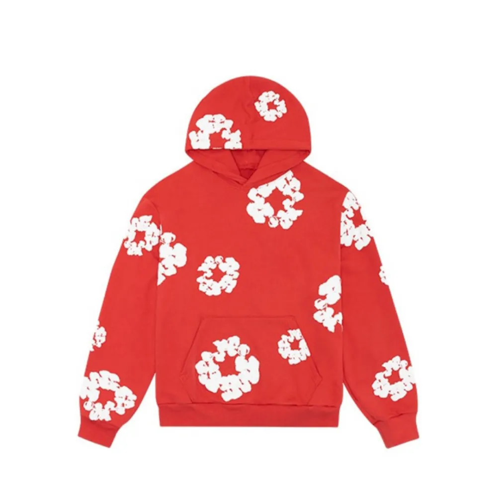 EM Sneakers Denim Tears The Cotton Wreath Sweatshirt Royal Red
