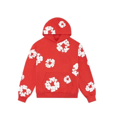 EM Sneakers Denim Tears The Cotton Wreath Sweatshirt Royal Red 01