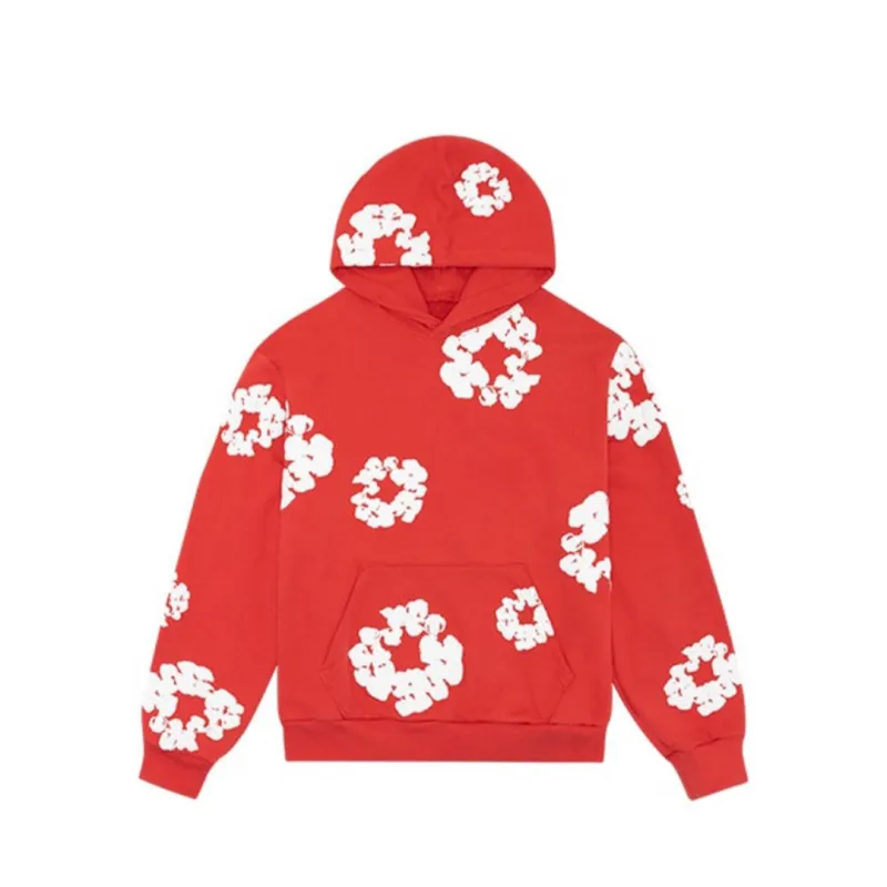 EM Sneakers Denim Tears The Cotton Wreath Sweatshirt Royal Red