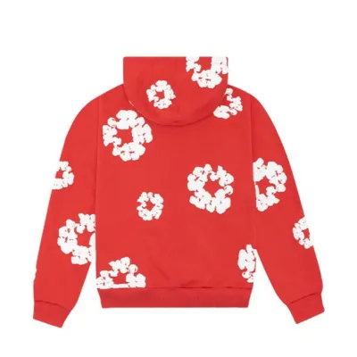 EM Sneakers Denim Tears The Cotton Wreath Sweatshirt Royal Red 02