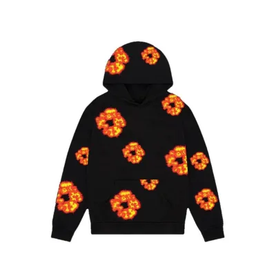EM Sneakers Denim Tears x Offset Wreath Hoodie Black 01