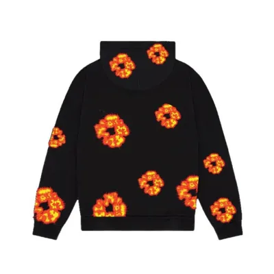 EM Sneakers Denim Tears x Offset Wreath Hoodie Black 02
