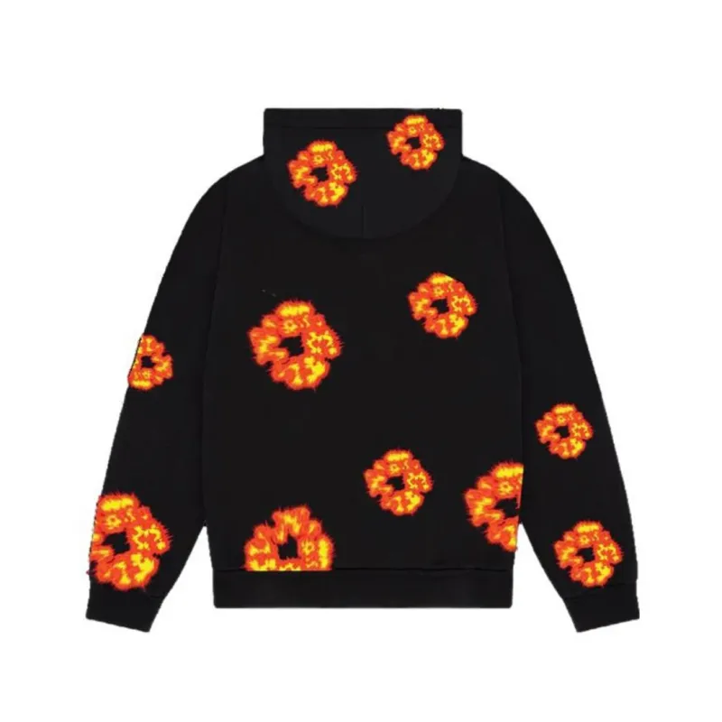 EM Sneakers Denim Tears x Offset Wreath Hoodie Black