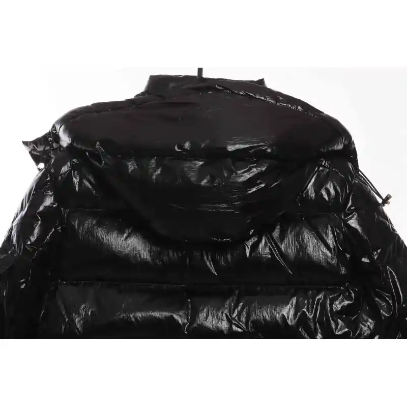 EM Sneakers Moncler Maya Lacquered Down Jacket Black